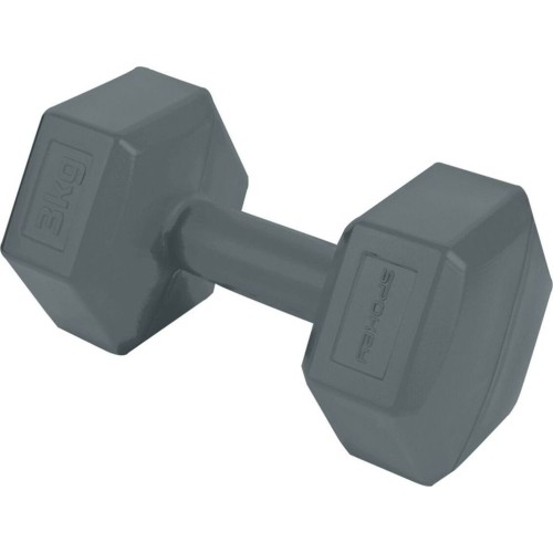 Set of hexagonal dumbbells 2x3 kg Spokey MONSTER