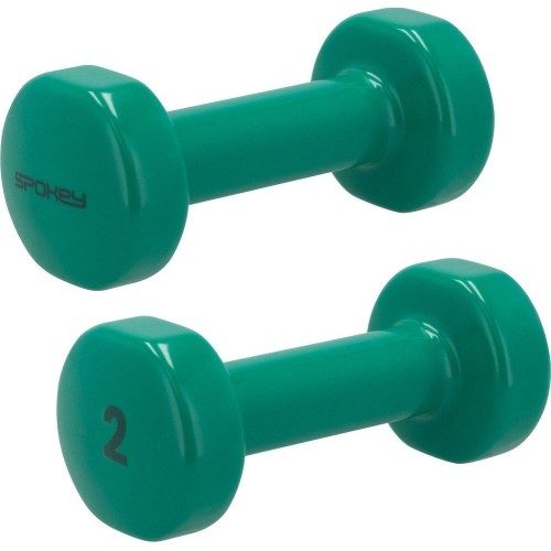 A set of vinyl dumbbells Spokey SHAPE 2x 2 kg