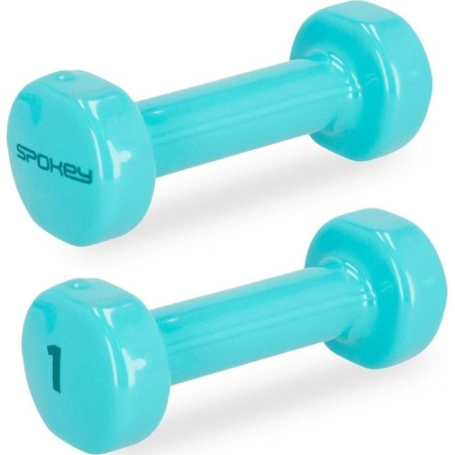 A set of vinyl dumbbells Spokey SHAPE IV 2x 1 kg