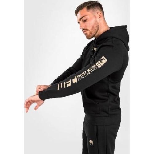 UFC Adrenaline by Venum Fight Week Men’s Pullover Hoodie - Black