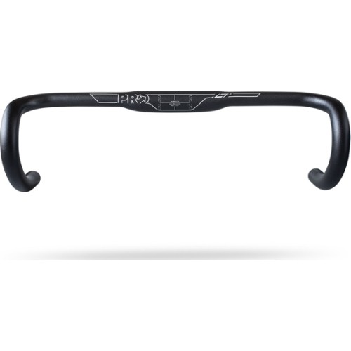 Bicycle Handlebar PRO LT Ergo, Black, 44cm, 31.8mm