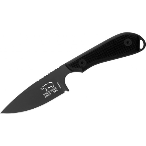 Knife White River M1 BackPacker Pro, Black