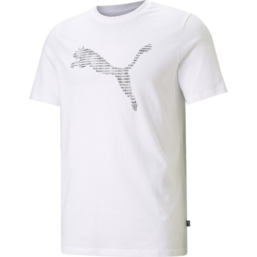 Puma Marškinėliai Vyrams Cat Basic Tee White