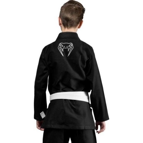 Venum Contender Kids BJJ Gi (bezpłatny biały pas w zestawie) - czarny