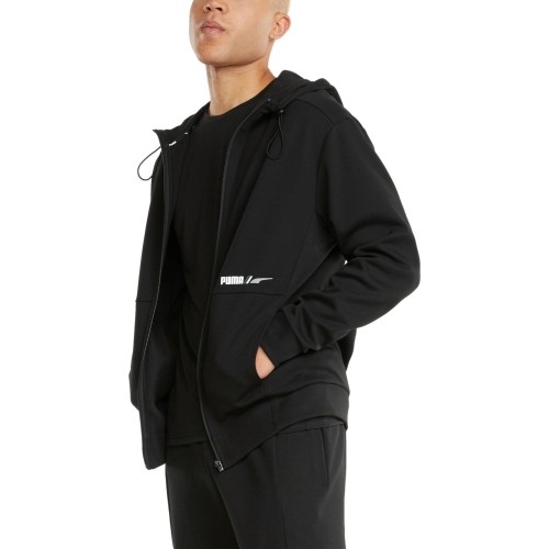 Puma Džemperis Vyrams Rad Cal Fz Hoodie Black