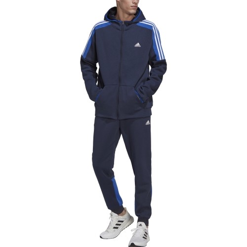 Adidas Sportinis Kostiumas Vyrams Mts Fleece Cb Blue HK4463