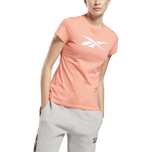 Reebok Palaidinė Moterims Te Graphic Vector T Peach