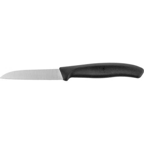 Vegetable Knife Victorinox 6.7403, Smooth, 8cm, Black