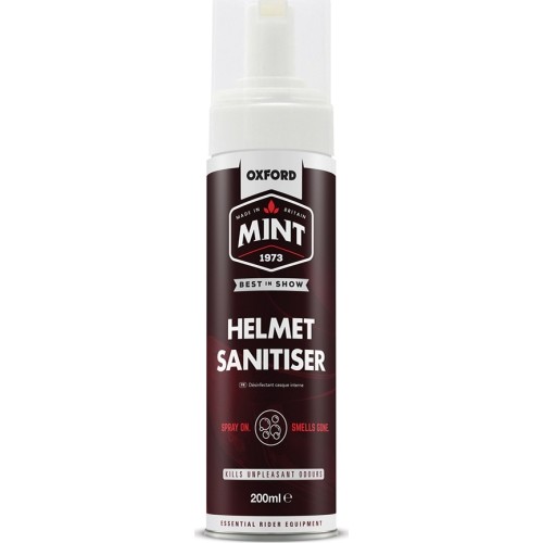 Helmet Sanitizer Foam Spray Mint 200ml