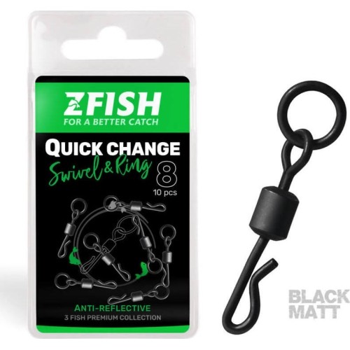 ZFISH Quick Change Swivel with Ring size 8