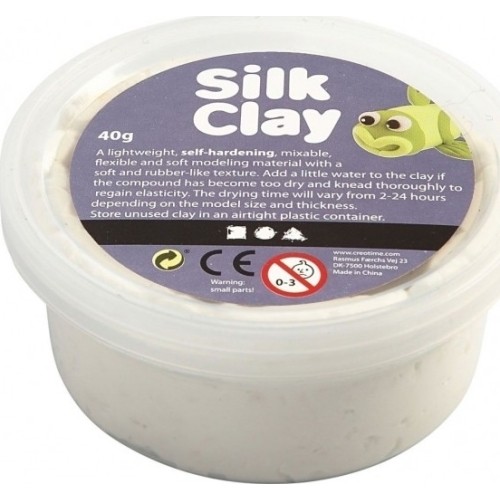 Silk Clay - white, 40 g