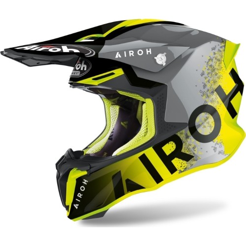 Kask motocyklowy Airoh Twist 2.0 Bit Yellow