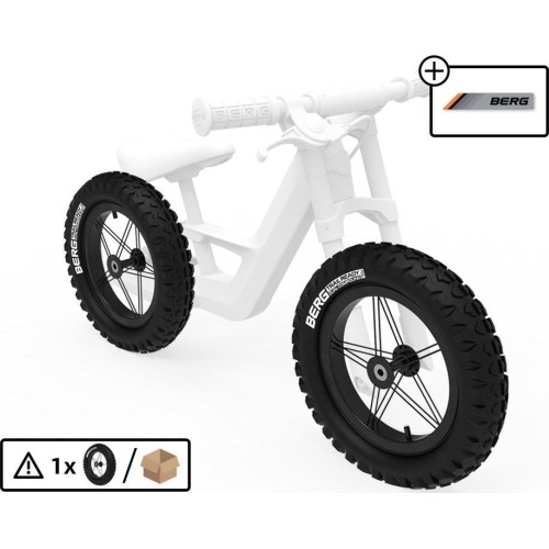 Wheel 12'' All Terrain - Black/White