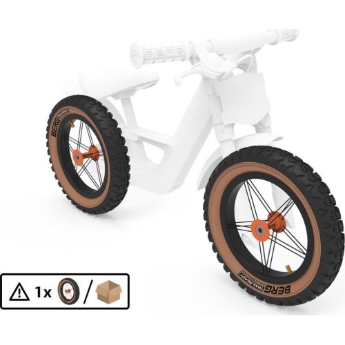 Wheel 12'' All Terrain - Black/Orange/Beige