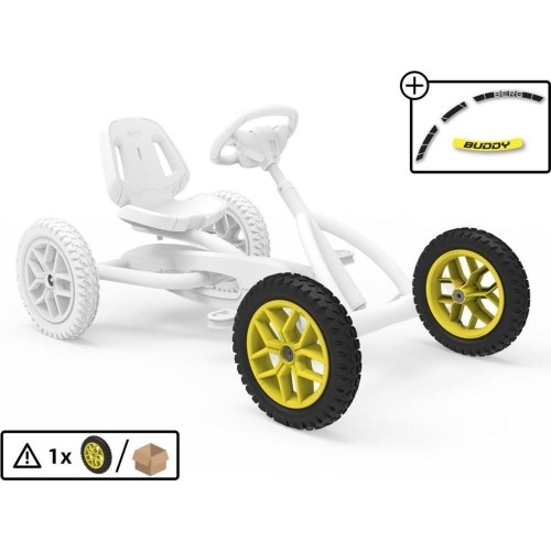 Koło 10-ramienne żółte 12.5x2.25-8 all terrain, (Cross)