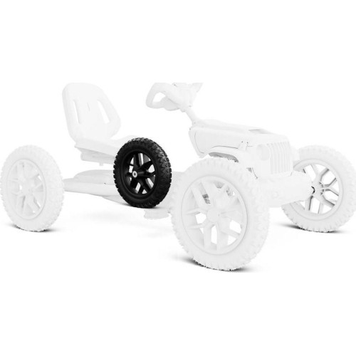 Wheel 10-spoke black 12.5x2.25-8 all terrain, traction Jeep