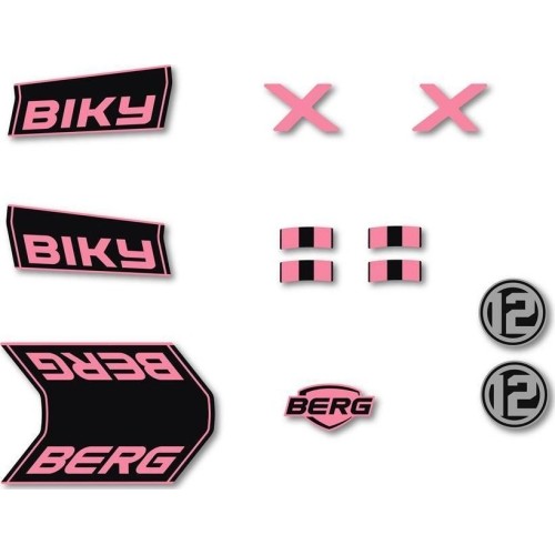 Biky - Sticker set Retro Pink