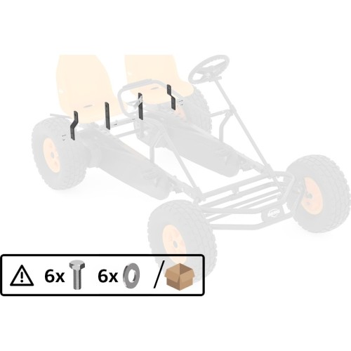 Duo Coaster - Brake Bar Supports