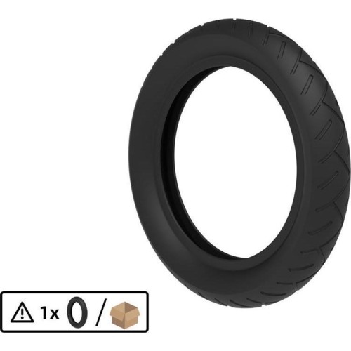 Tire 12.5x2.25-8 slick black