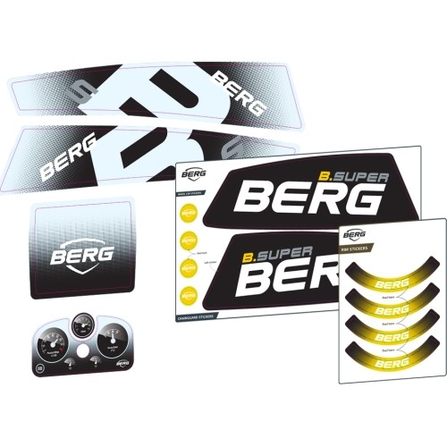 XL/XXL Frame - Sticker set B.Super Yellow