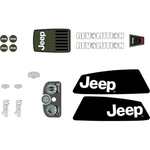 XL Frame - Sticker set Jeep® Revolution