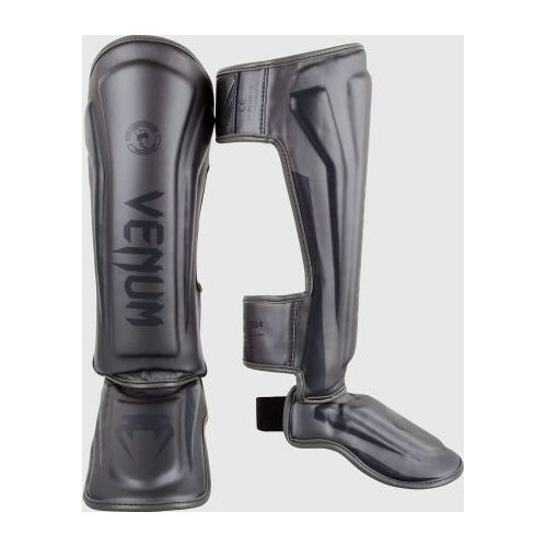 Venum Elite Standup Shinguards - Grey/Grey