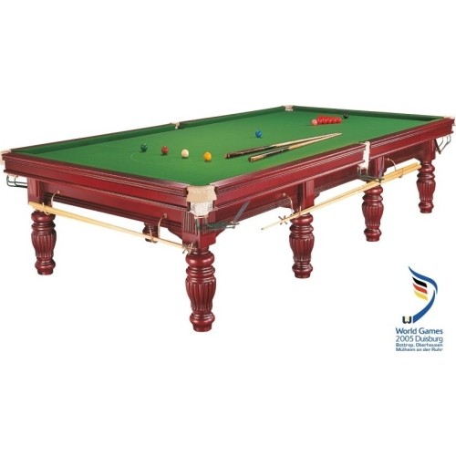 Billiard, Snooker Table Dynamic Prince II Steelblock Mahogany 12ft.