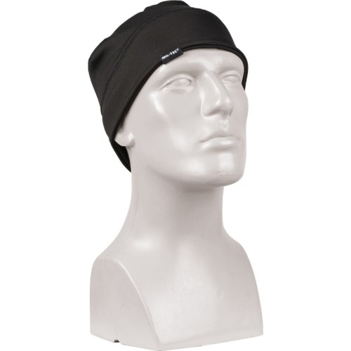 ELASTIC BLACK HAT FLEECE