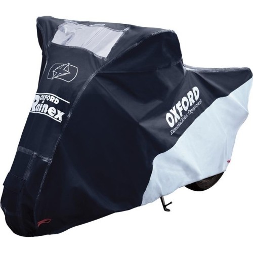 Motorcycle Cover Oxford Rainex XL Black/Silver