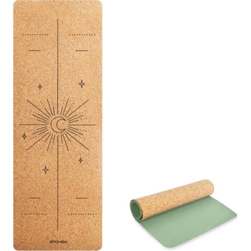 Cork yoga mat Spokey SAVASANA