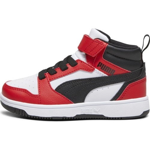 Puma Avalynė Vaikams Rebound V6 Mid Jr White Black Red 393832 03