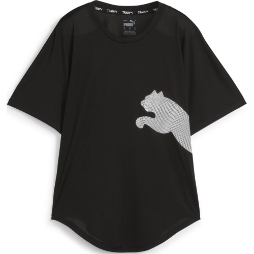 Puma Palaidinė Moterims Train All Day Big Cat Tee Black 523802 51