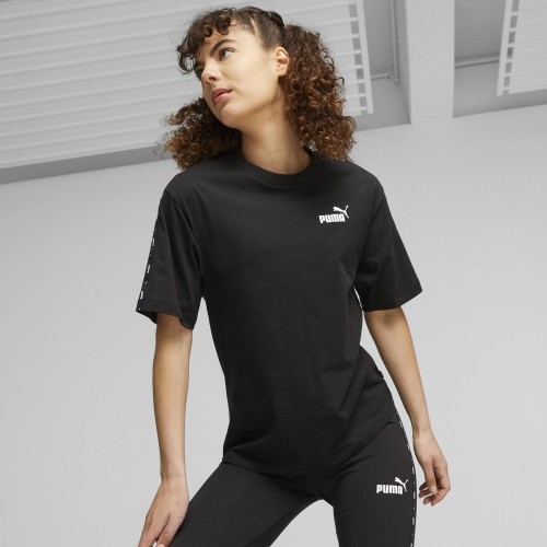 Puma Palaidinė Moterims Ess Tape Tee Black 675994 01