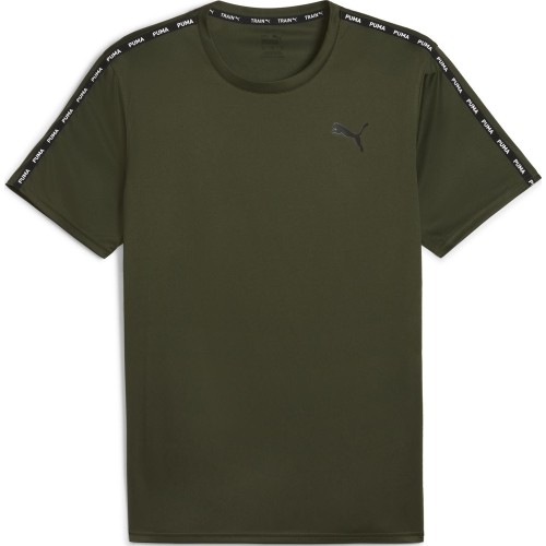 Puma Marškinėliai Vyrams Essentials Taped Tee Khaki 524180 80