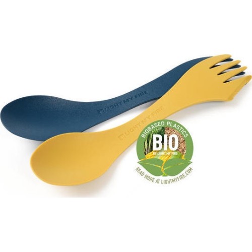 Spork Kit Light My Fire Spork Original Bio, Blue-Yellow