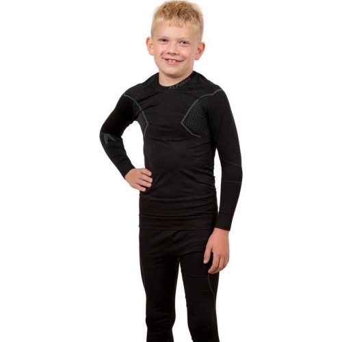 Alpinus Active Set junior thermal underwear black