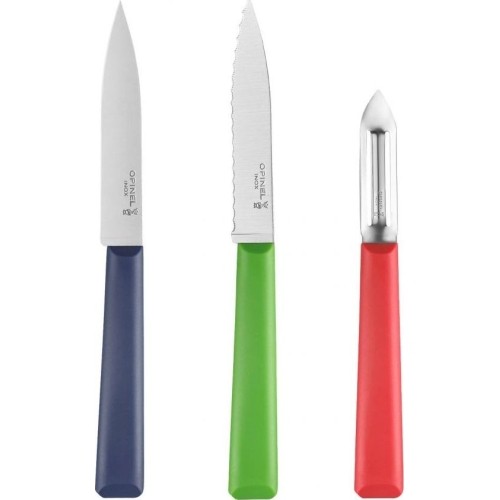 Opinel Essentials Trio kitchen knife set