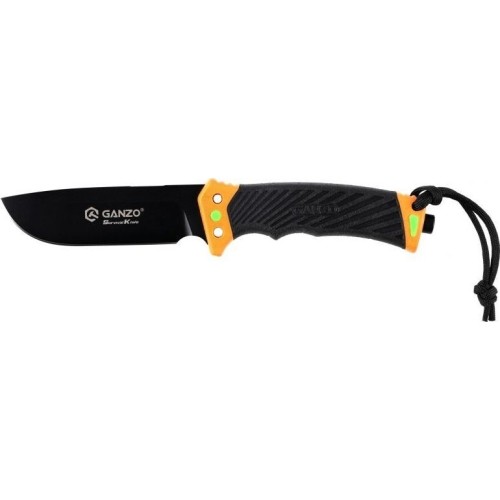 Ganzo G8012V2-OR fixed blade knife flintlock