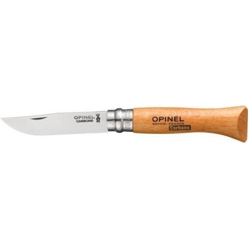 Knife Opinel 6, Carbon, Beech