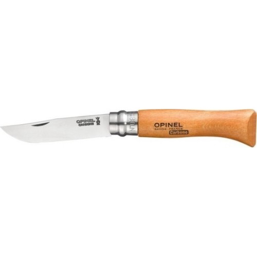 Knife Opinel 8, Carbon Steel, Beech 