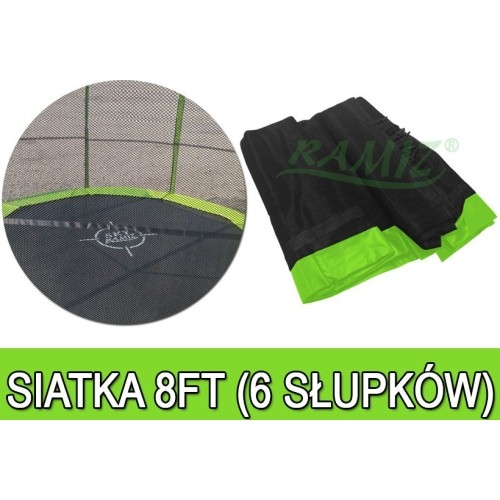 Siatka zabezpieczająca do trampoliny 8Ft Zielona