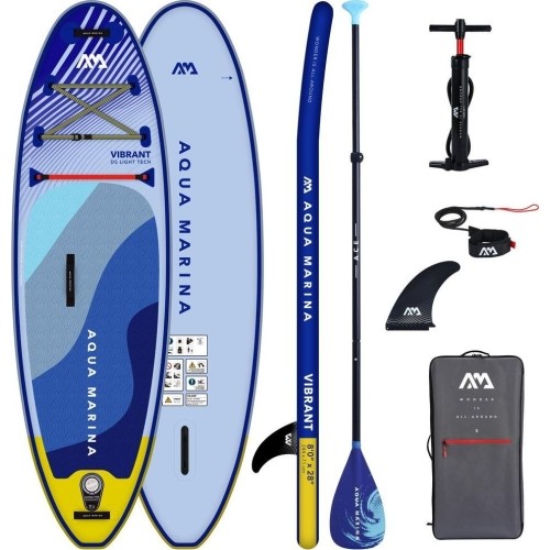 Aqua Marina Vibrant 8'0" - Youth All-around iSUP, 2.44m/10cm, with paddle and safety leash