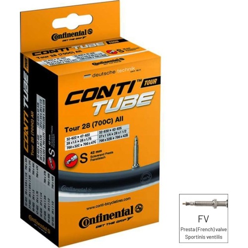 Kamera Continental MTB Light 28/29 60mm (47/62-584/622) Presta