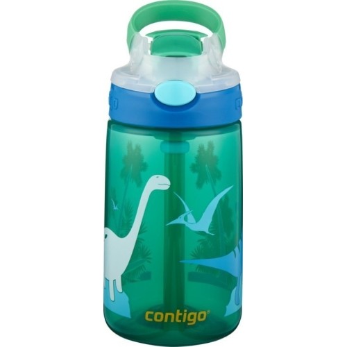 Children's drinking bottle Contigo Gizmo Green Dino, 2115035, 420 ml