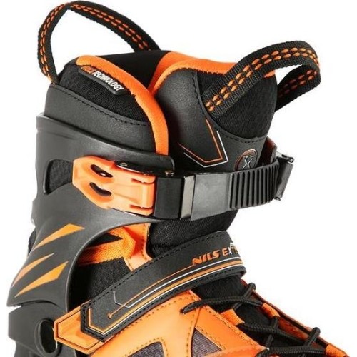 NA14112 BLACK-ORANGE IN-LINE SKATES NILS EXTREME