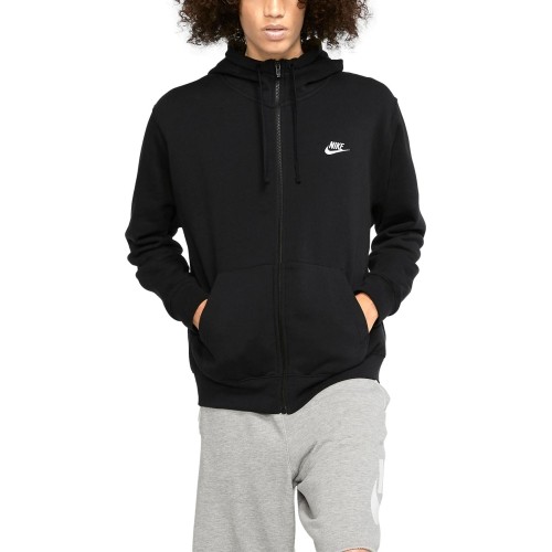 Nike Džemperis Vyrams Nsw  Club Hoodie Fz Black BV2645 010