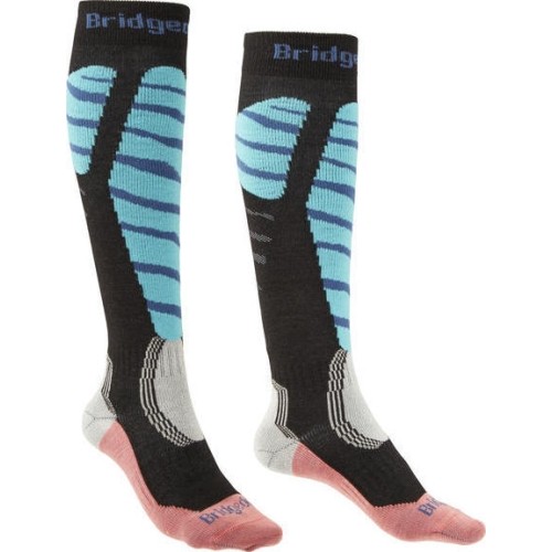 Socks For Women Bridgedale Ski EasyOn, Black