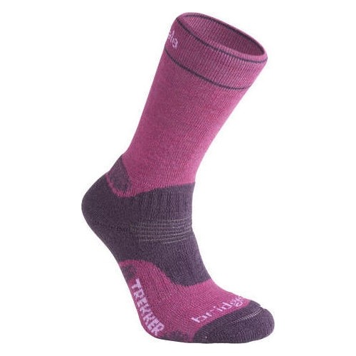 Bridgedale Hike Performance Socks Berry, fioletowy