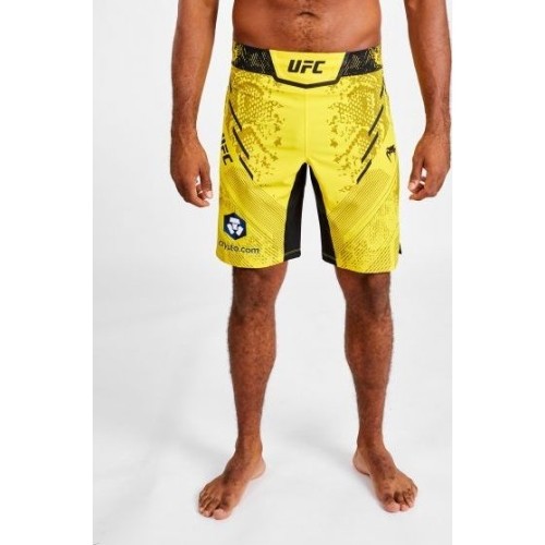 UFC Adrenaline by Venum Authentic Fight Night Men's Fight Short - Long Fit - Yellow