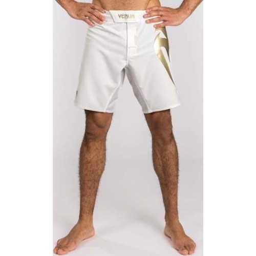 Venum Light 5.0 Fight Shorts - White/Gold